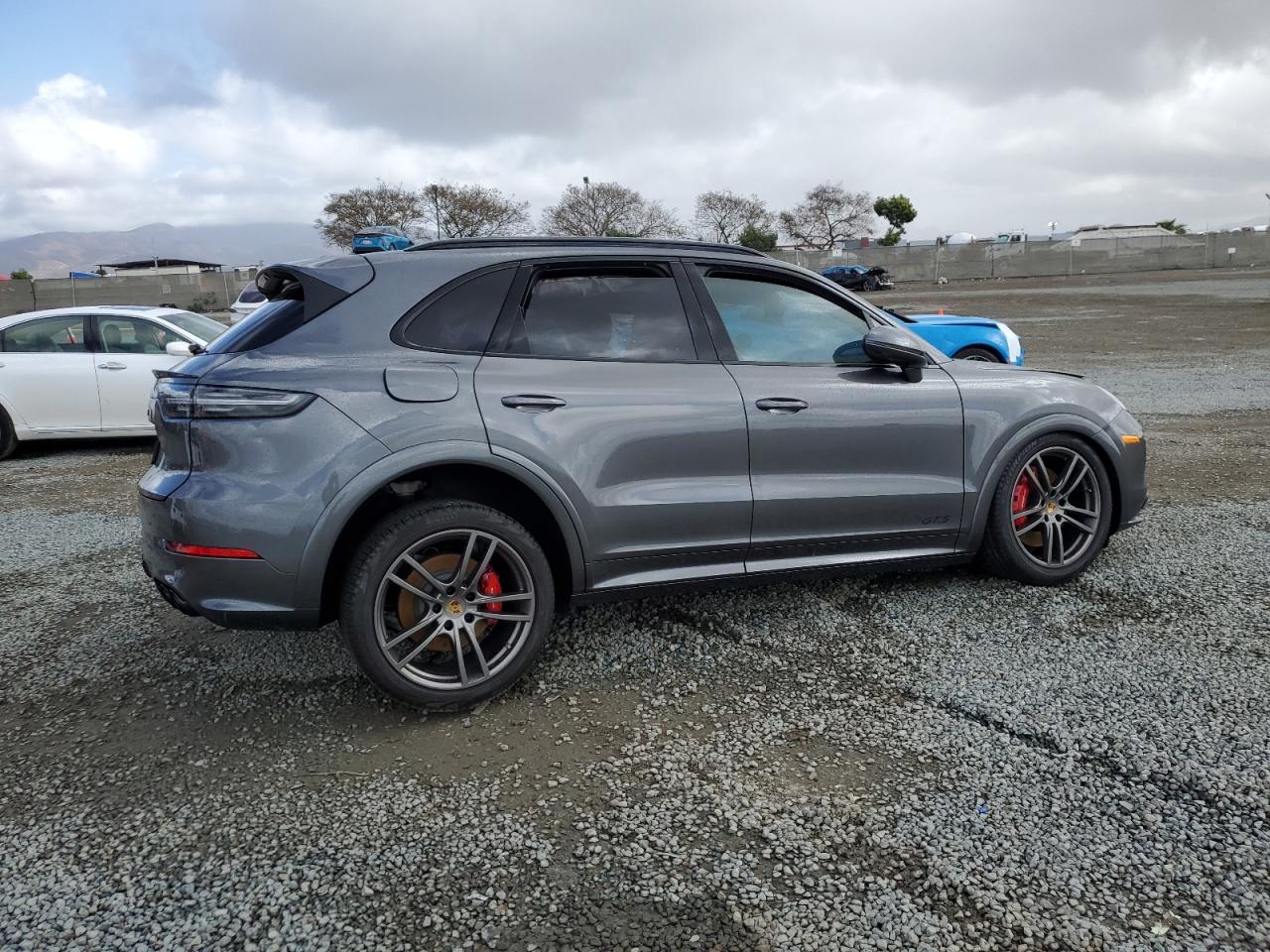 2021 Porsche Cayenne VIN WP1AG2AY0MDA35148 Copart auction photo, all over damage thumbnail 3