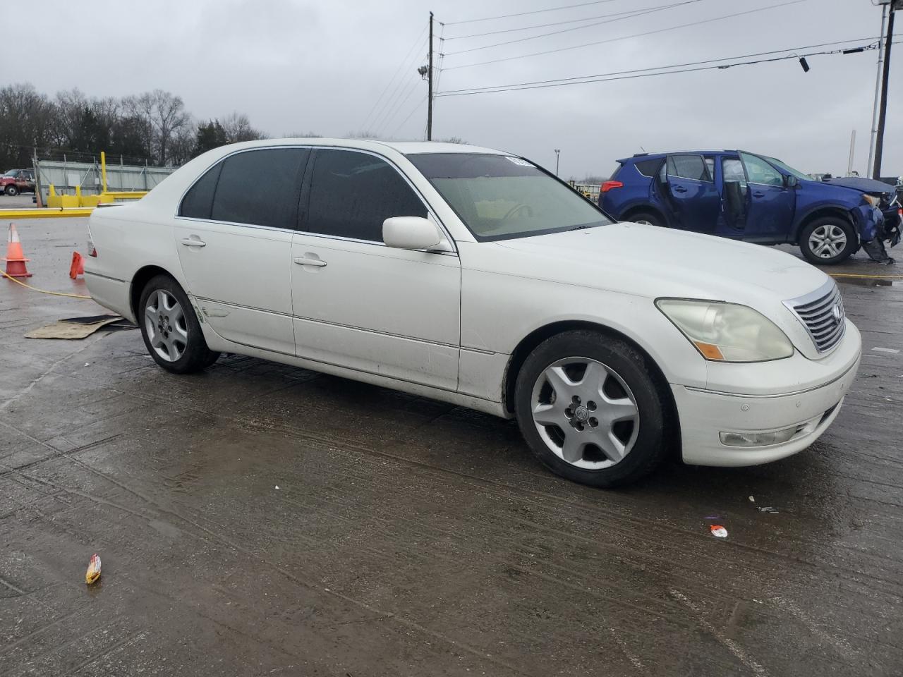 2004 Lexus LS VIN JTHBN36FX40140360 Copart auction photo, rear end damage thumbnail 4
