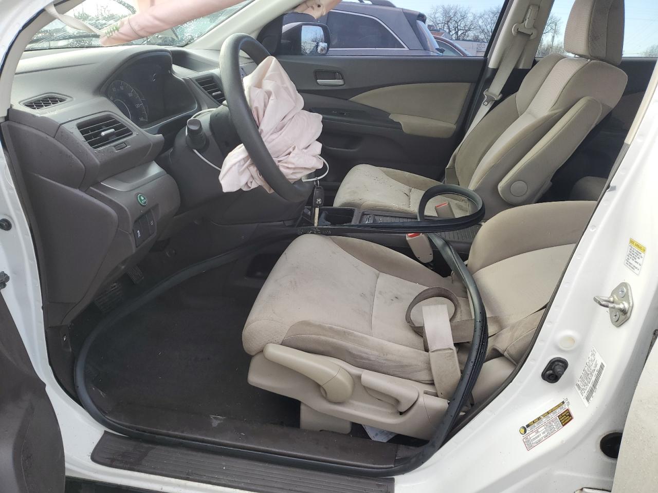 2014 Honda CR-V VIN 5J6RM4H55EL115843 Copart auction photo, front end / rear end damage thumbnail 7