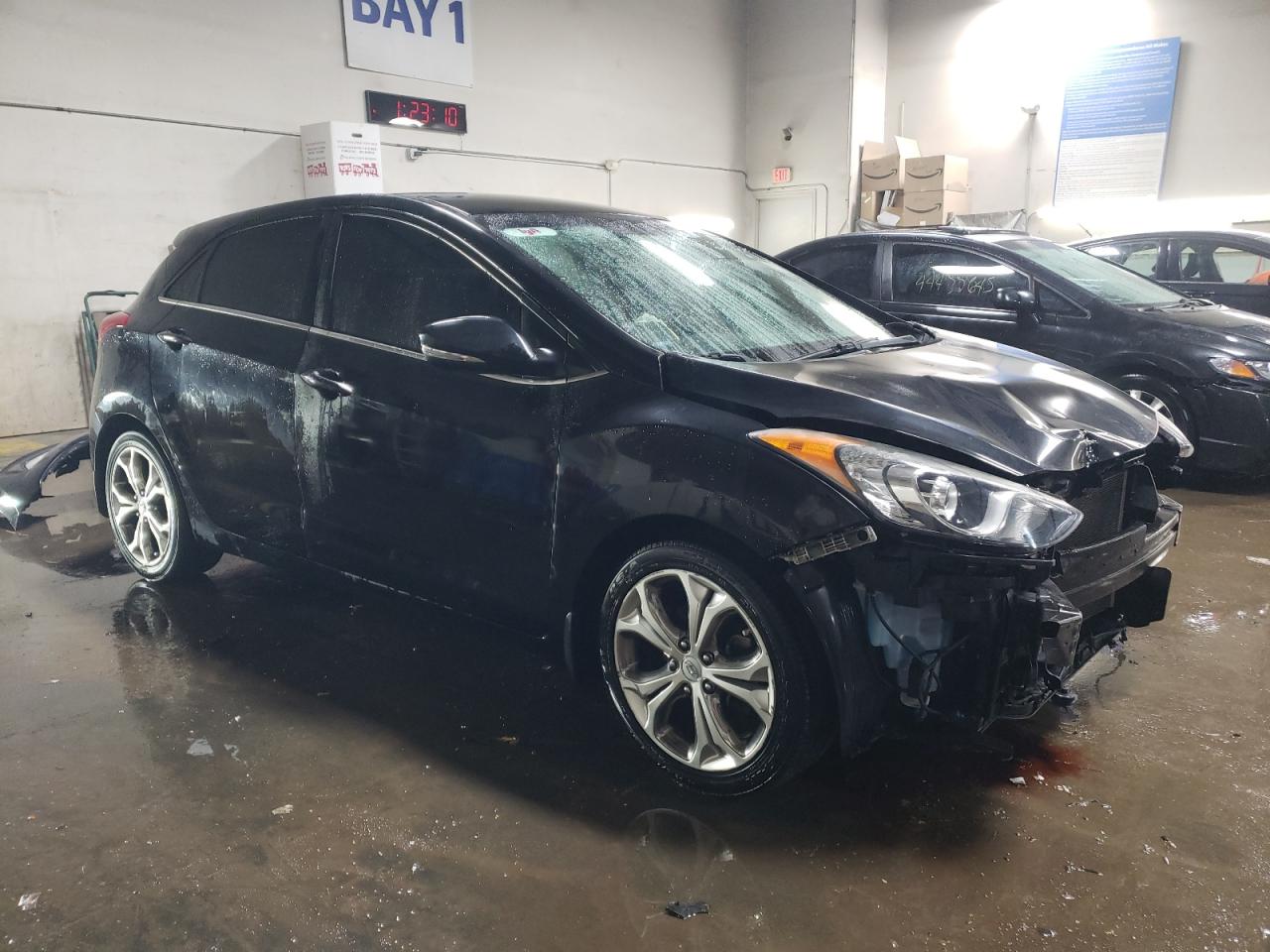 2014 Hyundai Elantra VIN KMHD35LH2EU212742 Copart auction photo, front end damage thumbnail 4