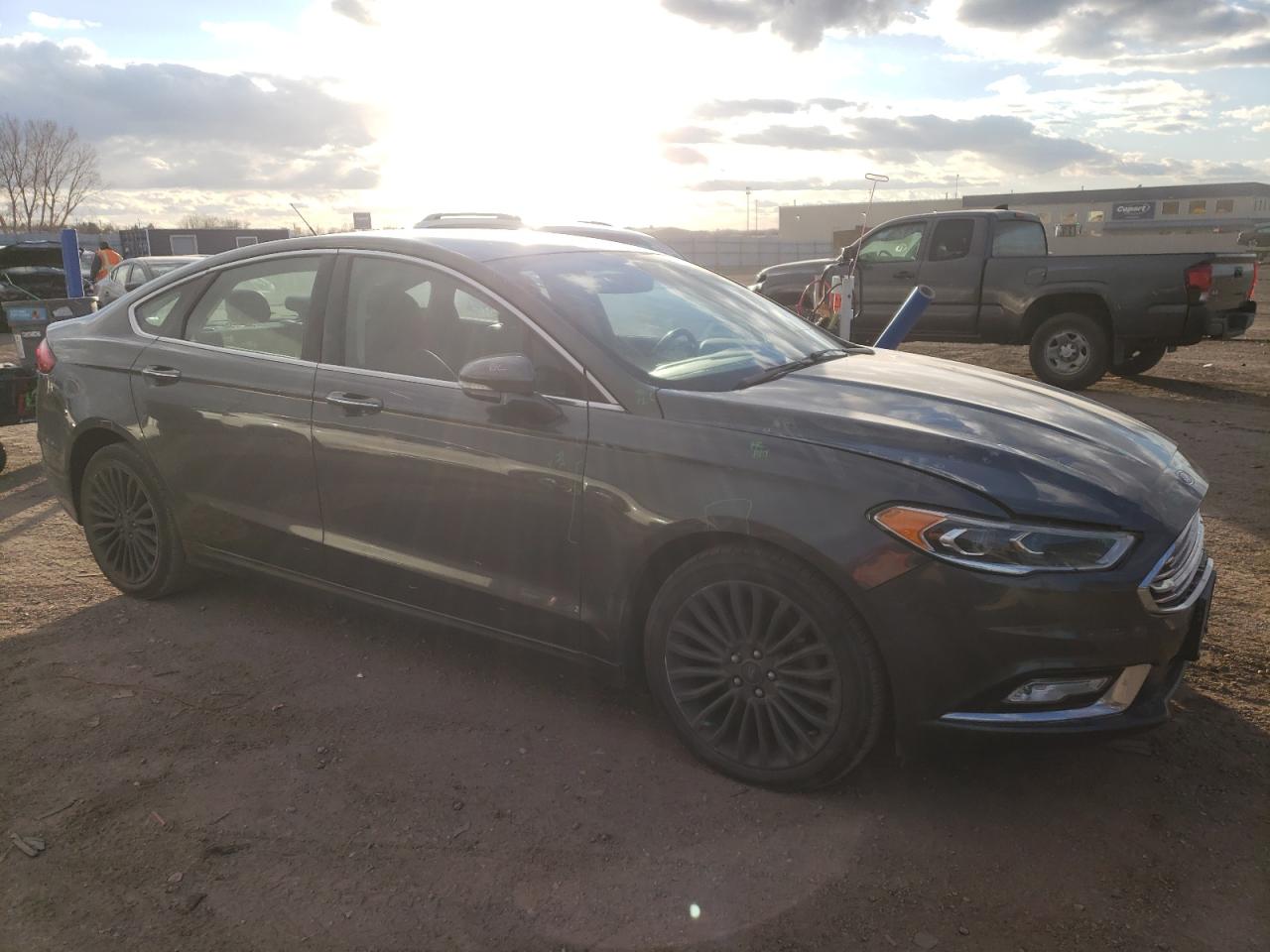 2017 Ford Fusion VIN 3FA6P0T94HR321184 Copart auction photo, front end damage thumbnail 4