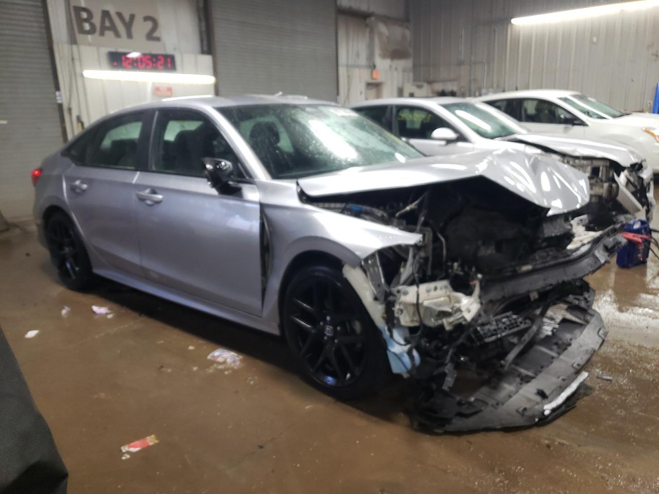 2022 Honda Civic VIN 2HGFE2F58NH577616 Copart auction photo, front end damage thumbnail 4