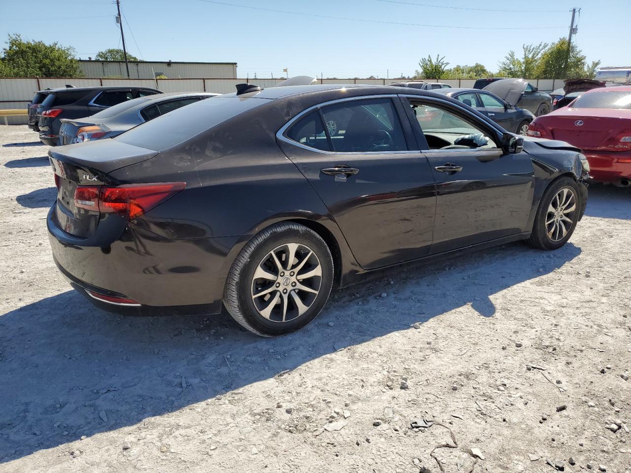2015 Acura TLX VIN 19UUB1F38FA009665 Copart auction photo, front end damage thumbnail 3