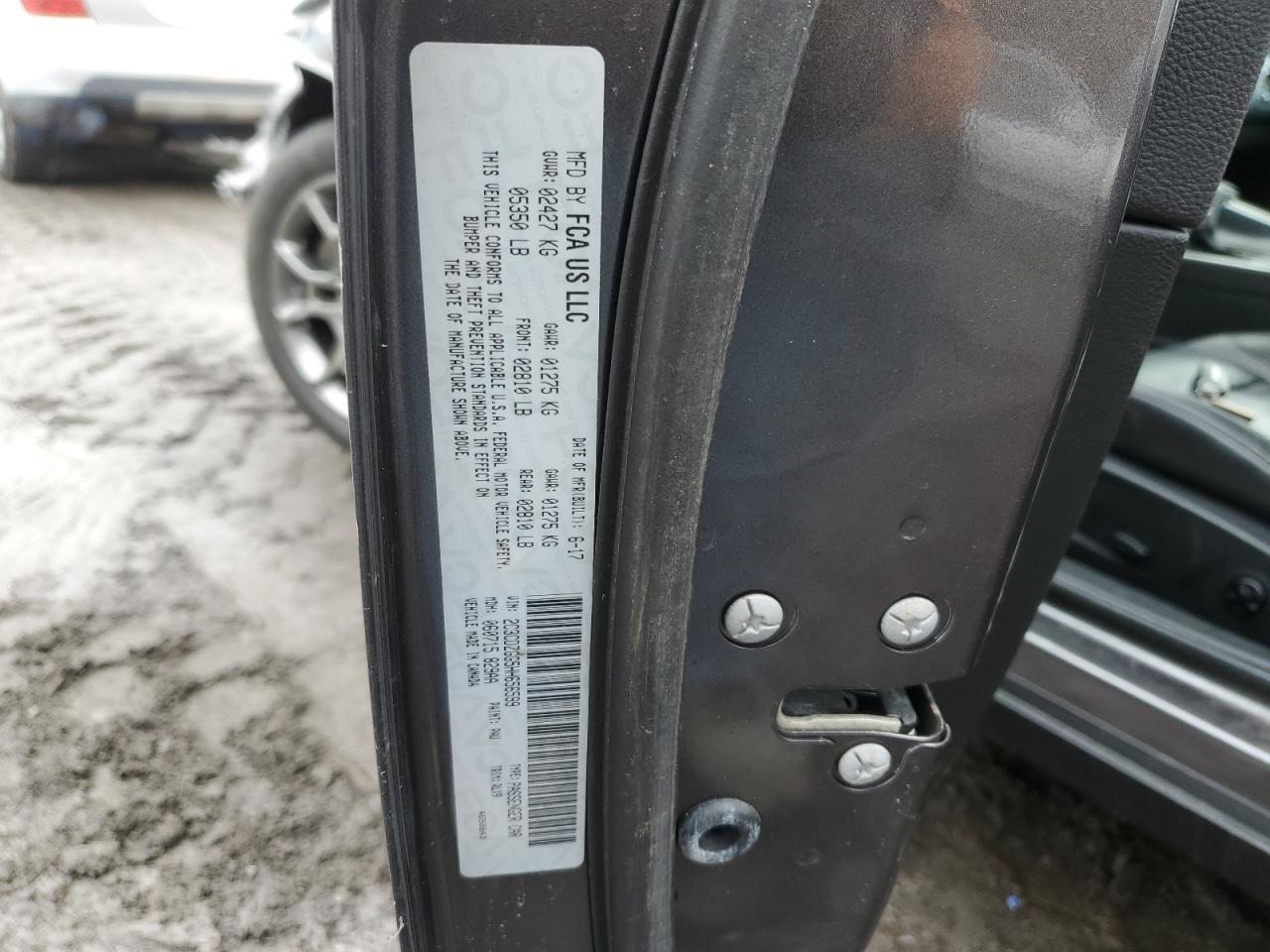 2017 Dodge Challenger VIN 2C3CDZGG5HH656599 Copart auction photo, front end / rear end damage thumbnail 12