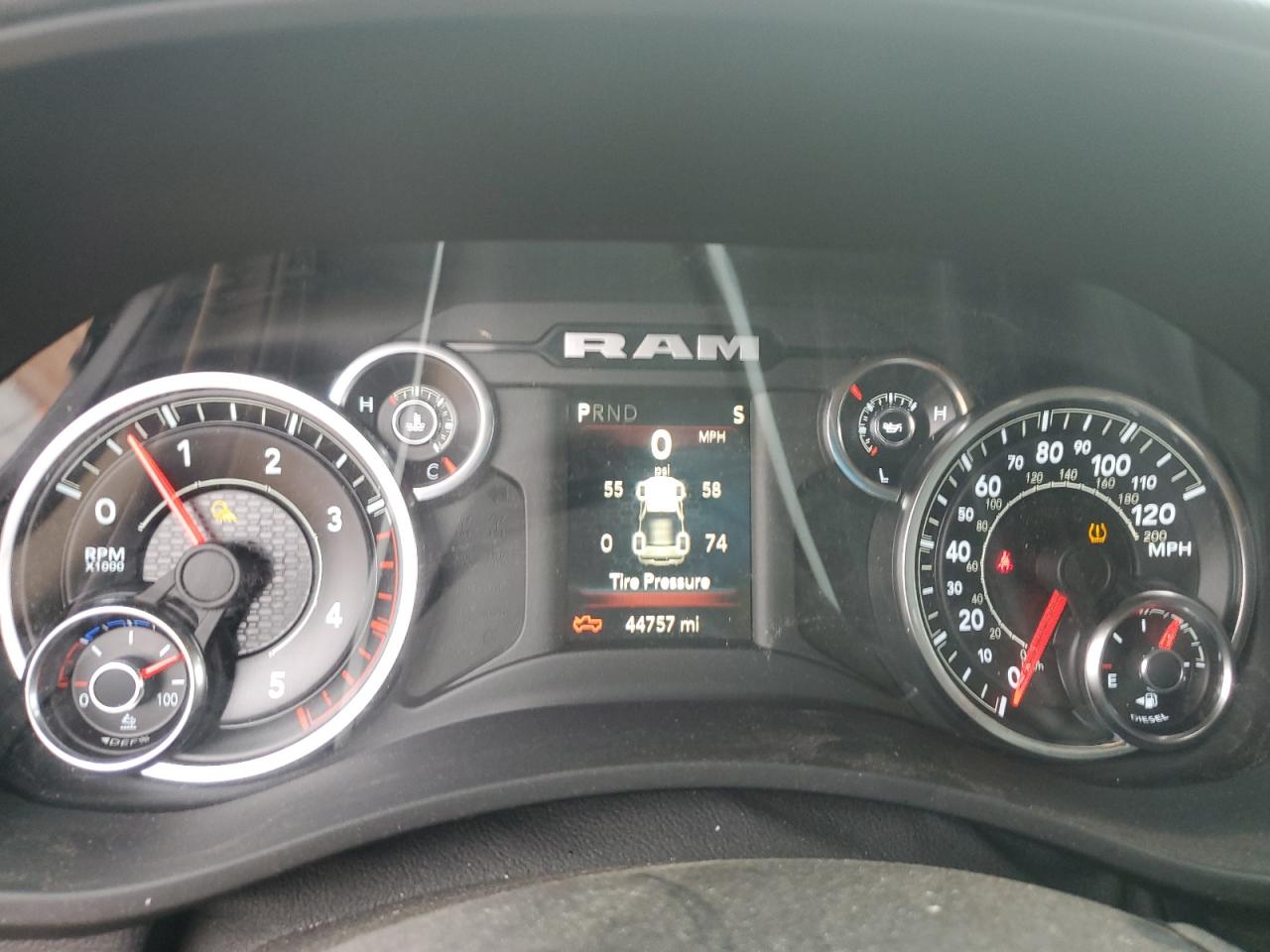 2019 RAM 2500 VIN 3C6UR5DL1KG662099 Copart auction photo, rear end / side damage thumbnail 9