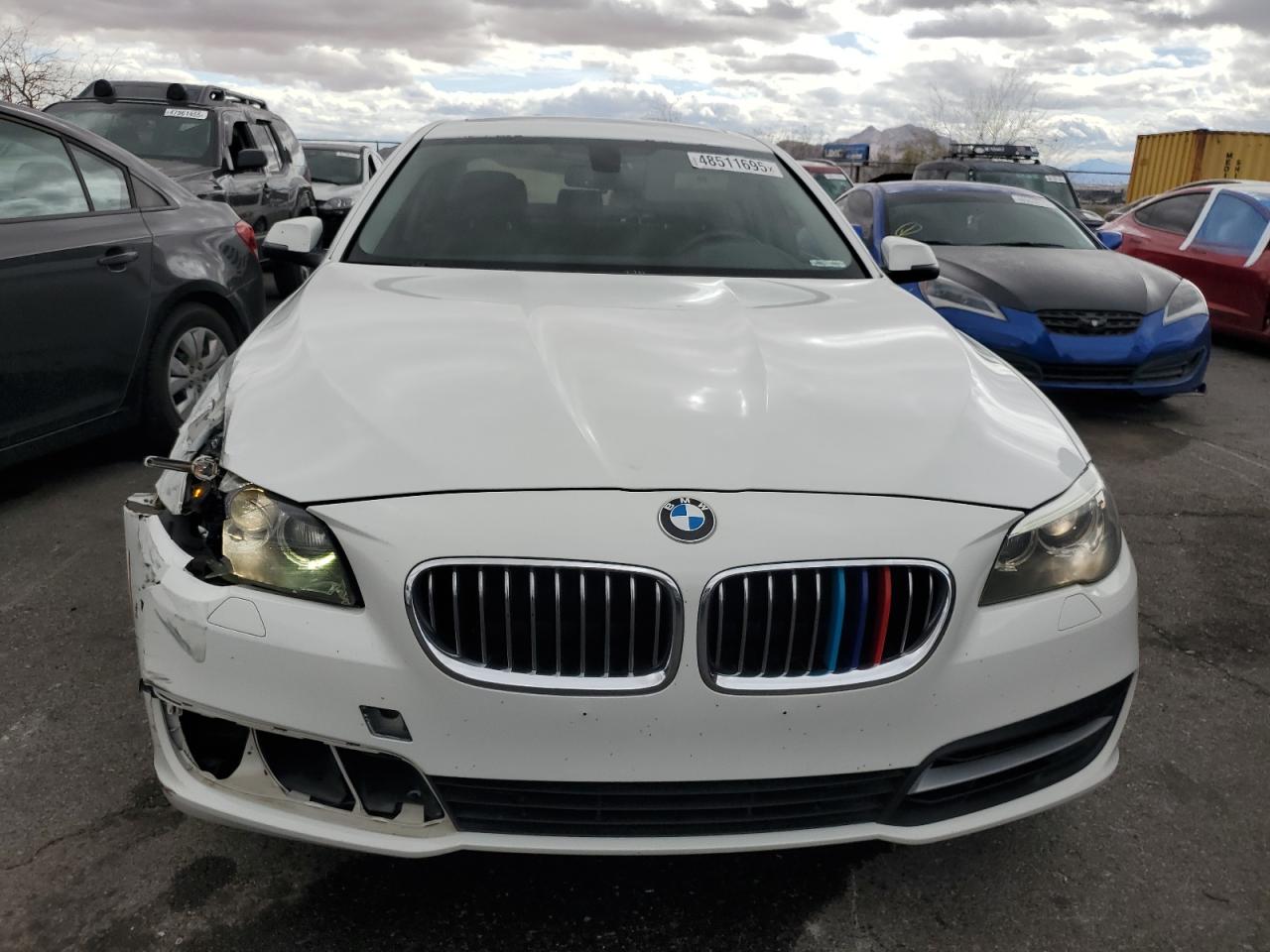 2014 BMW 5er VIN WBA5A5C5XED501739 Copart auction photo, front end damage thumbnail 5
