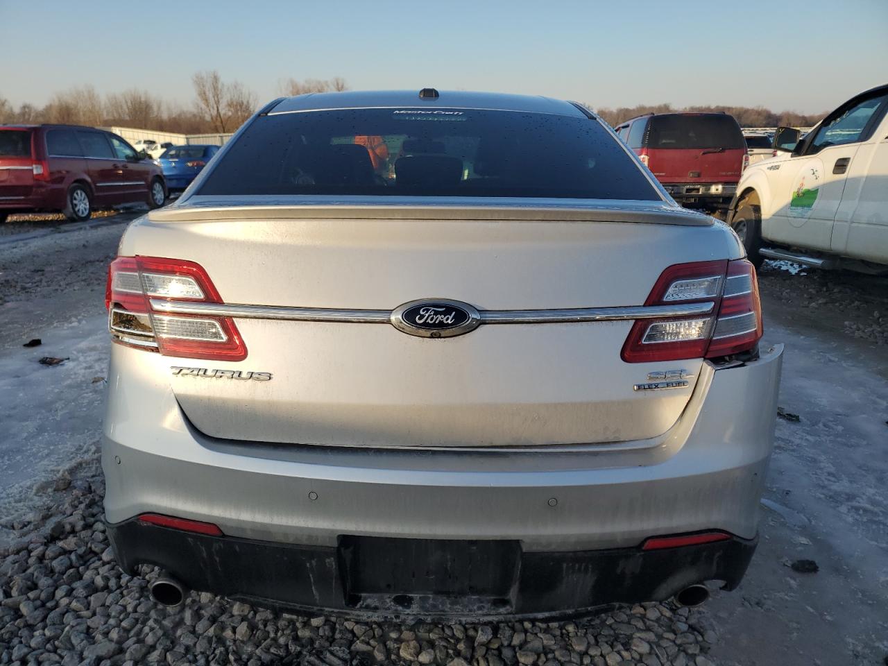 2014 Ford Taurus VIN 1FAHP2E81EG140491 Copart auction photo, rear end damage thumbnail 6