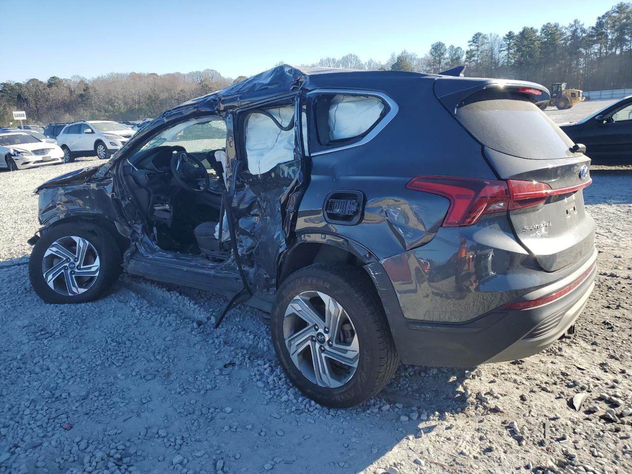 2022 Hyundai Santa Fe VIN 5NMS1DAJ8NH405423 Copart auction photo, all over damage thumbnail 2