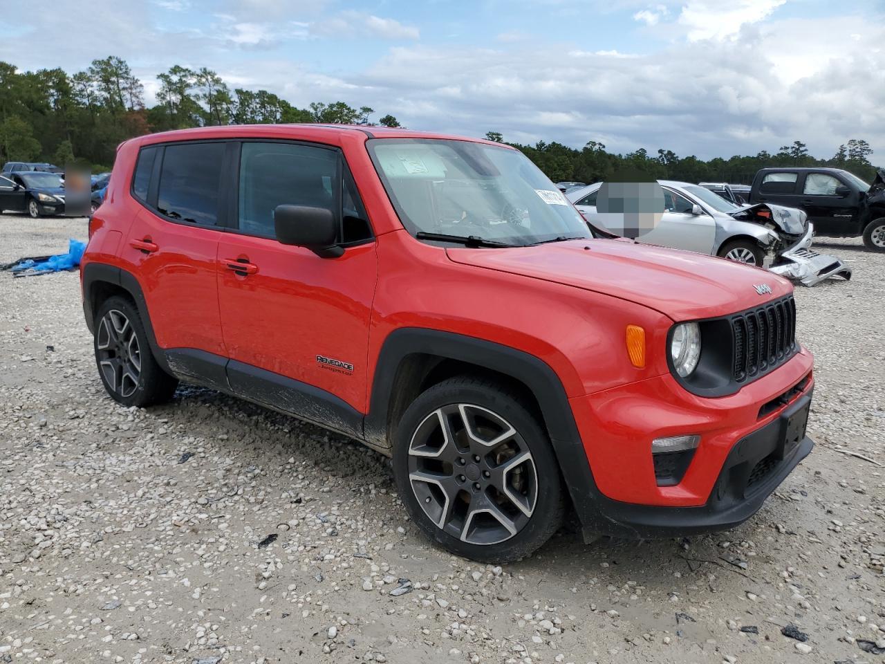2020 Jeep Renegade VIN ZACNJAAB2LPL87851 Copart auction photo, side / rear end damage thumbnail 4