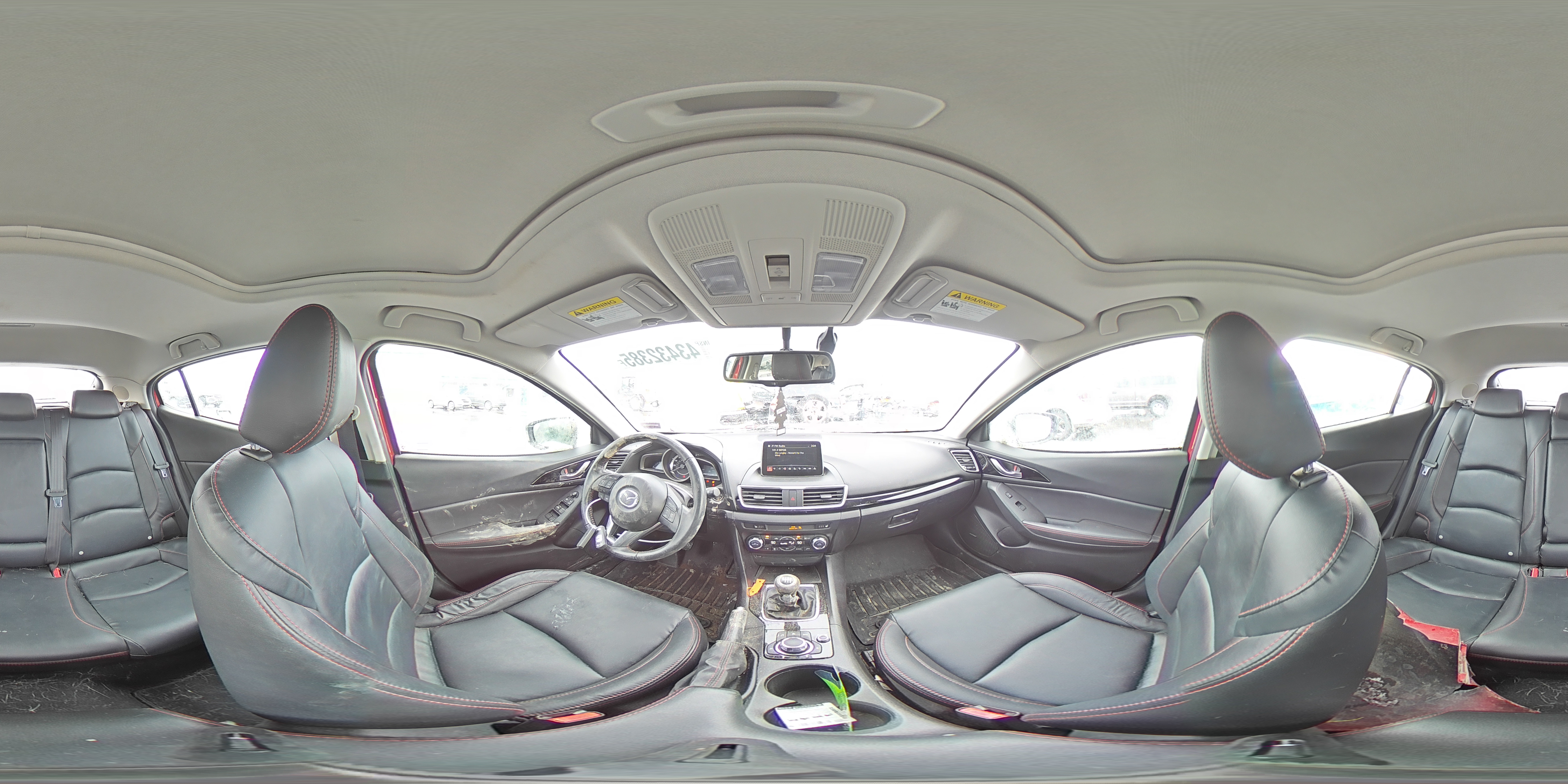 2016 Mazda 3 VIN 3MZBM1N77GM328805 Copart auction photo, rear end / front end damage thumbnail 14