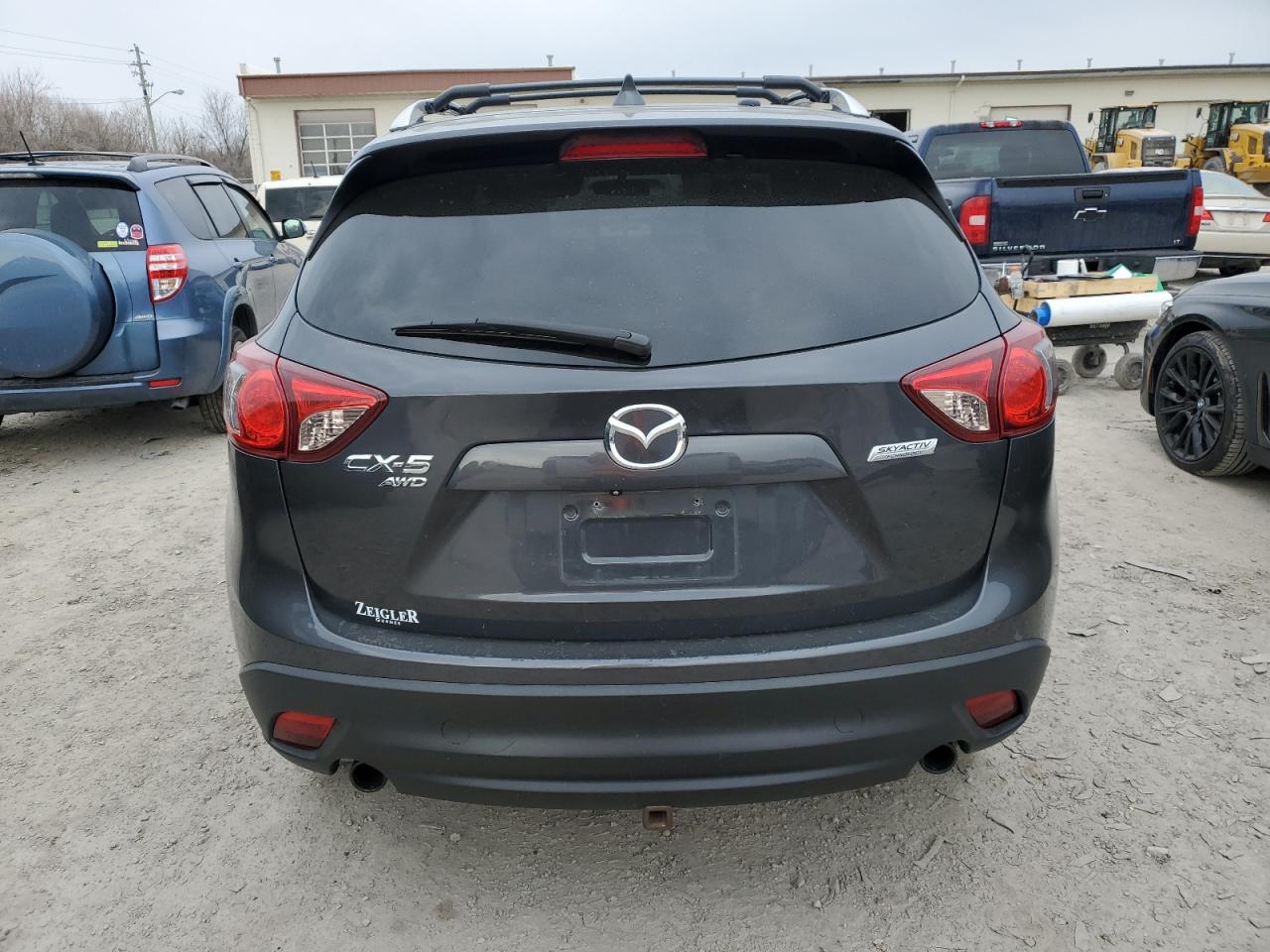 2014 Mazda CX-5 VIN JM3KE4CY3E0348344 Copart auction photo, front end / mechanical damage thumbnail 6