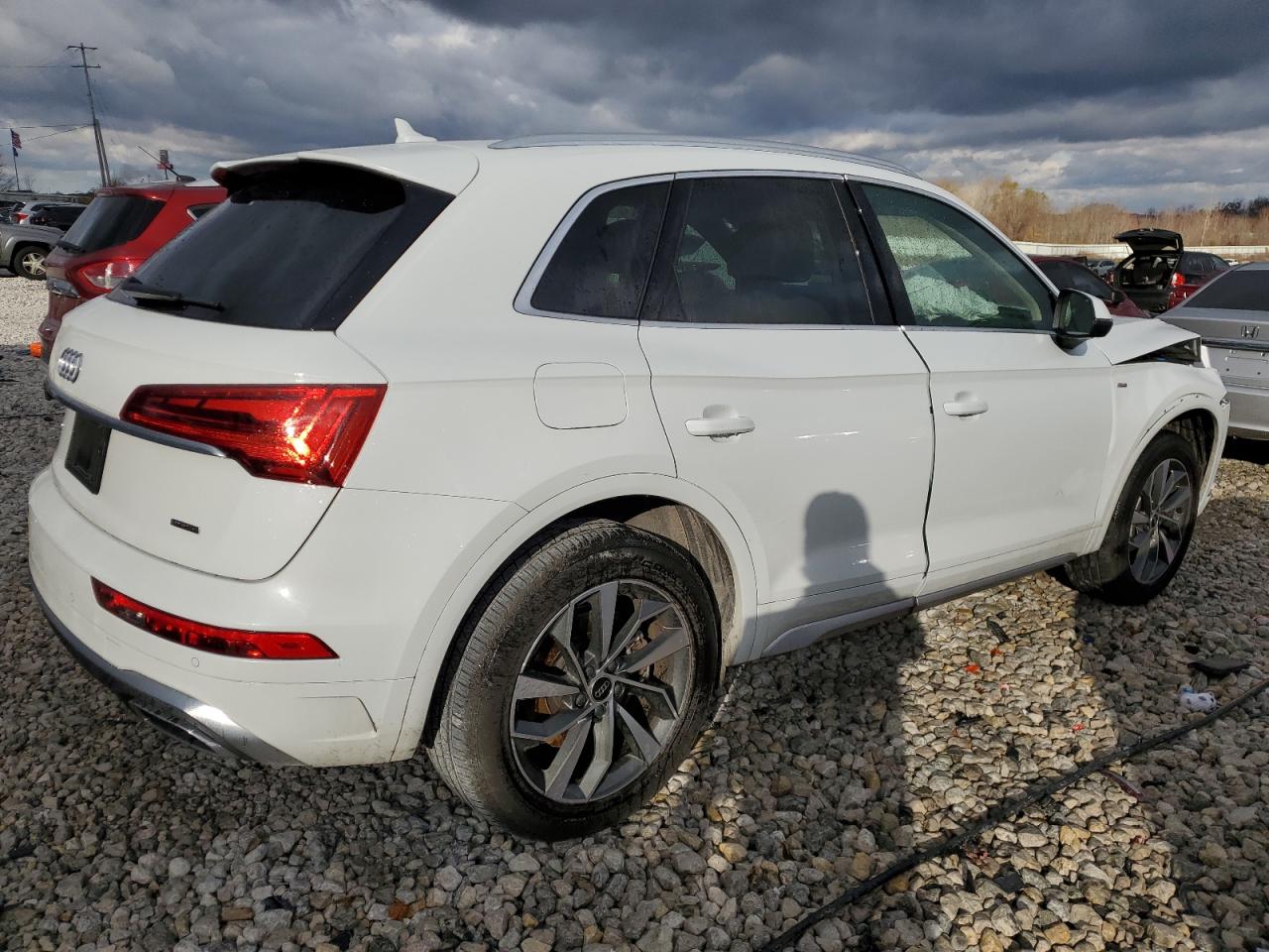 2023 Audi Q5 VIN WA1EAAFY6P2166702 Copart auction photo, front end damage thumbnail 3