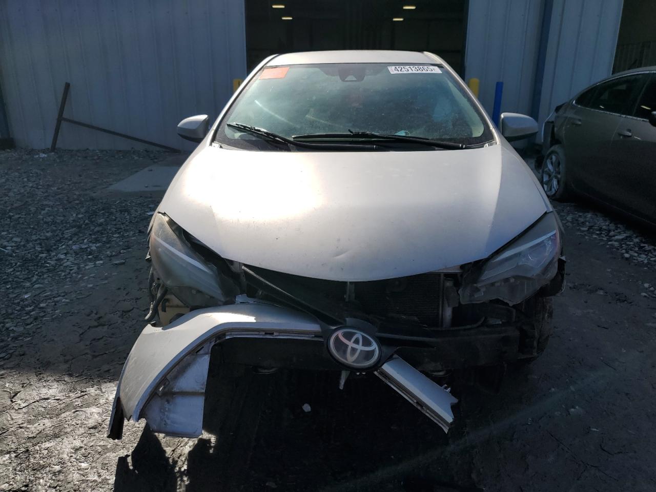 2017 Toyota Corolla VIN 2T1BURHE4HC798439 Copart auction photo, front end / rear end damage thumbnail 5