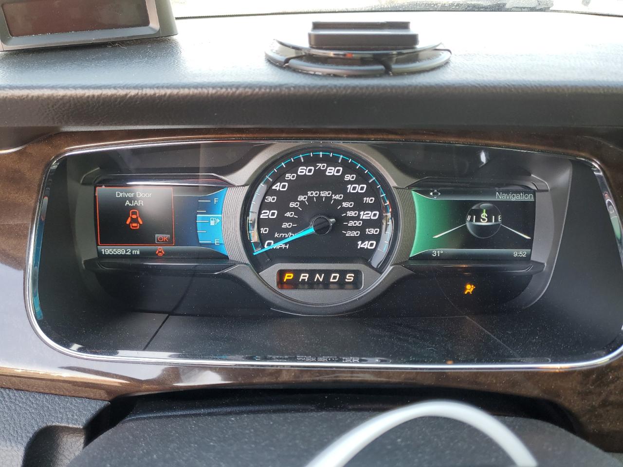2015 Ford Taurus VIN 1FAHP2F80FG175023 Copart auction photo, front end / mechanical damage thumbnail 9