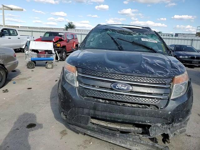 2015 Ford Explorer VIN 1FM5K8F82FGB14931 Copart auction photo, all over damage thumbnail 12