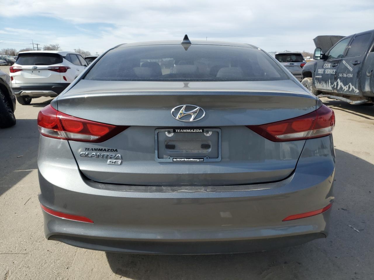 2017 Hyundai Elantra VIN KMHD74LF9HU094979 Copart auction photo, front end damage thumbnail 6