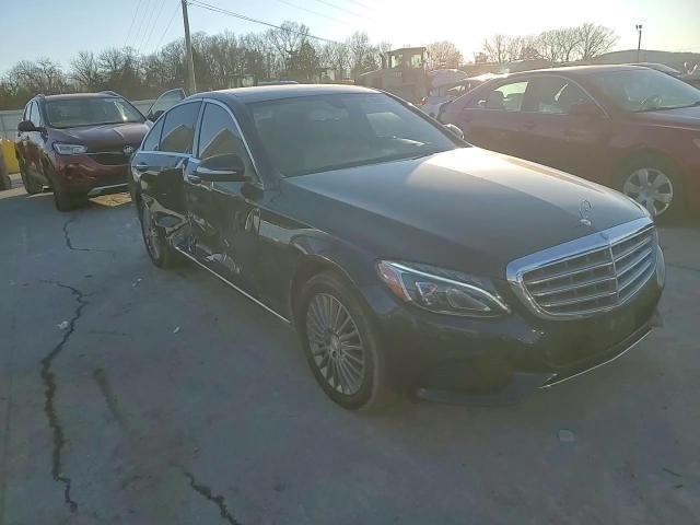 2015 Mercedes-Benz C-klasse VIN 55SWF4KB1FU017591 Copart auction photo, rear end / side damage thumbnail 11