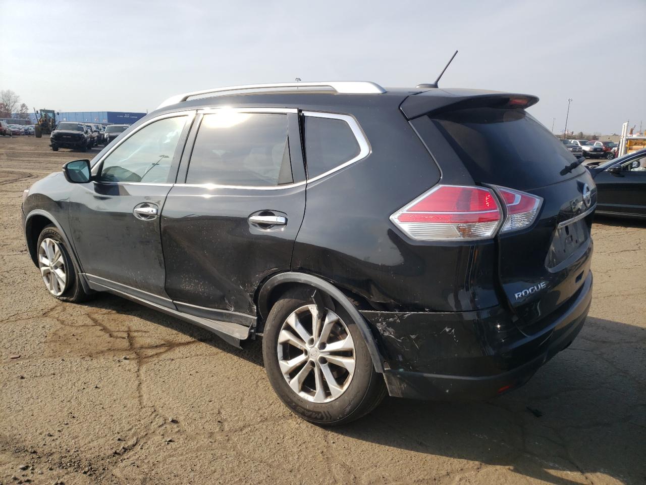 2016 Nissan Rogue VIN JN8AT2MV7GW132679 Copart auction photo, side damage thumbnail 2