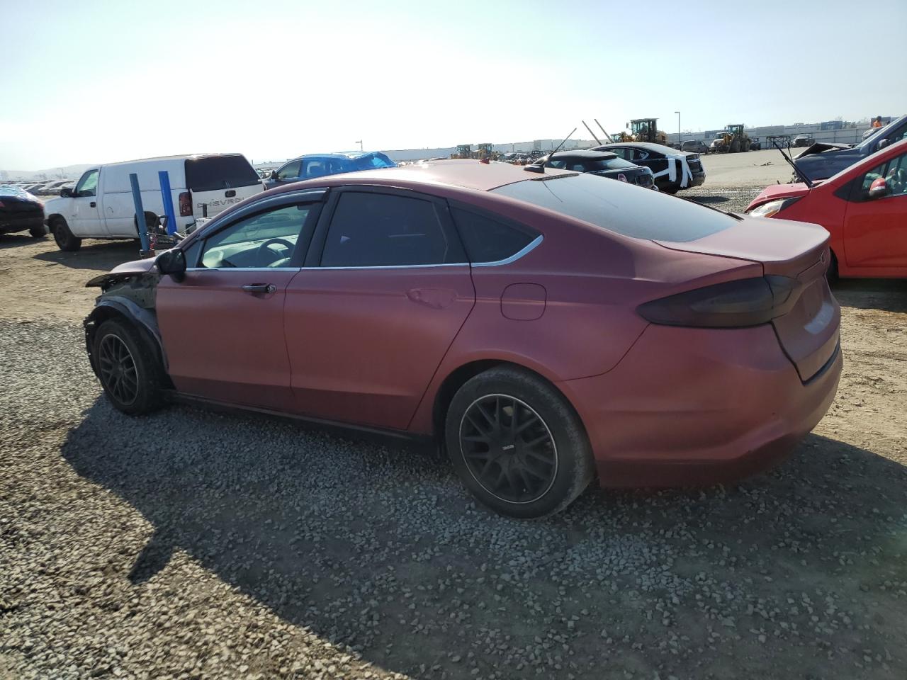 2016 Ford Fusion VIN 3FA6P0LU2GR342165 Copart auction photo, front end damage thumbnail 2