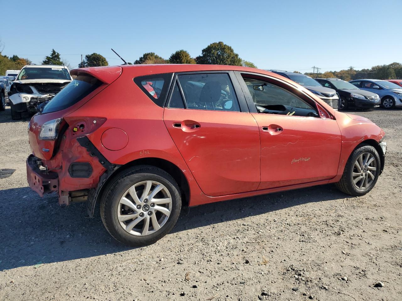 2013 Mazda 3 VIN JM1BL1LPXD1766543 Copart auction photo, all over / rejected repair damage thumbnail 3