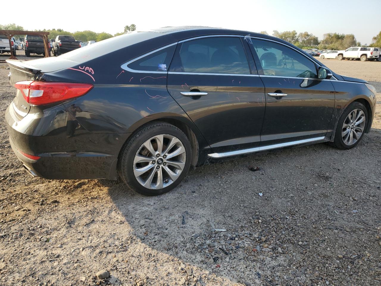 2015 Hyundai Sonata VIN 5NPE34AF4FH036518 Copart auction photo, all over / minor dent/scratches damage thumbnail 3