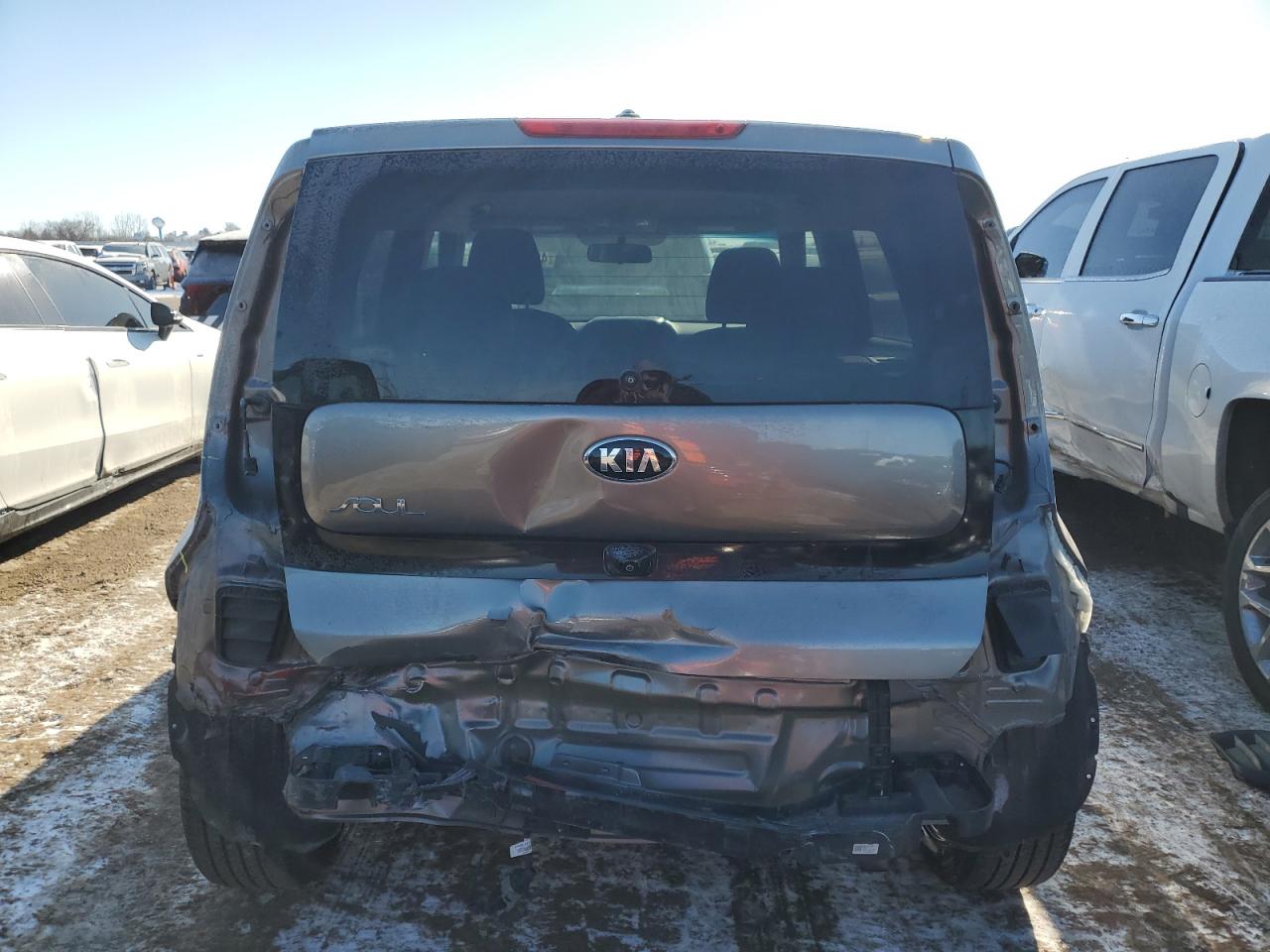 2018 KIA Soul VIN KNDJP3A52J7574653 Copart auction photo, rear end damage thumbnail 6