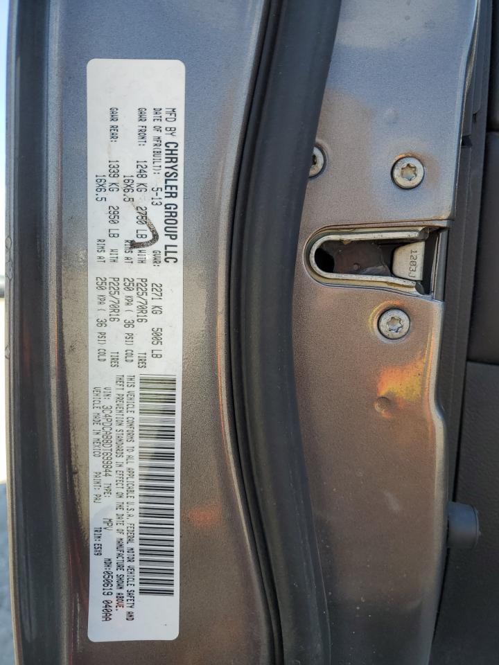 2013 Dodge Journey VIN 3C4PDCAB8DT699844 Copart auction photo, rear end / side damage thumbnail 15