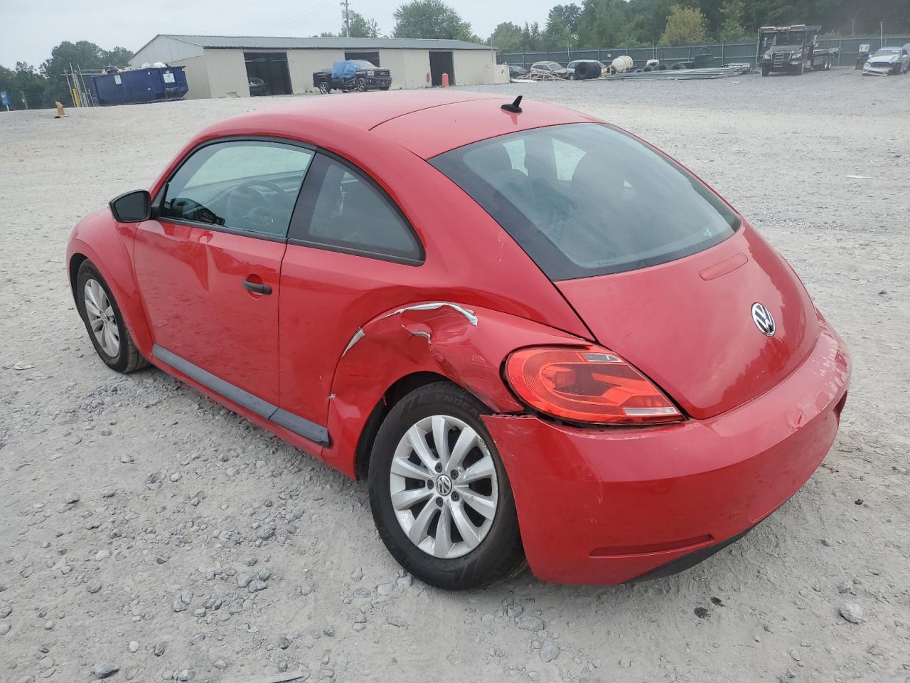 2014 Volkswagen Beetle VIN 3VWF17AT1EM638445 Copart auction photo, rear end damage thumbnail 2