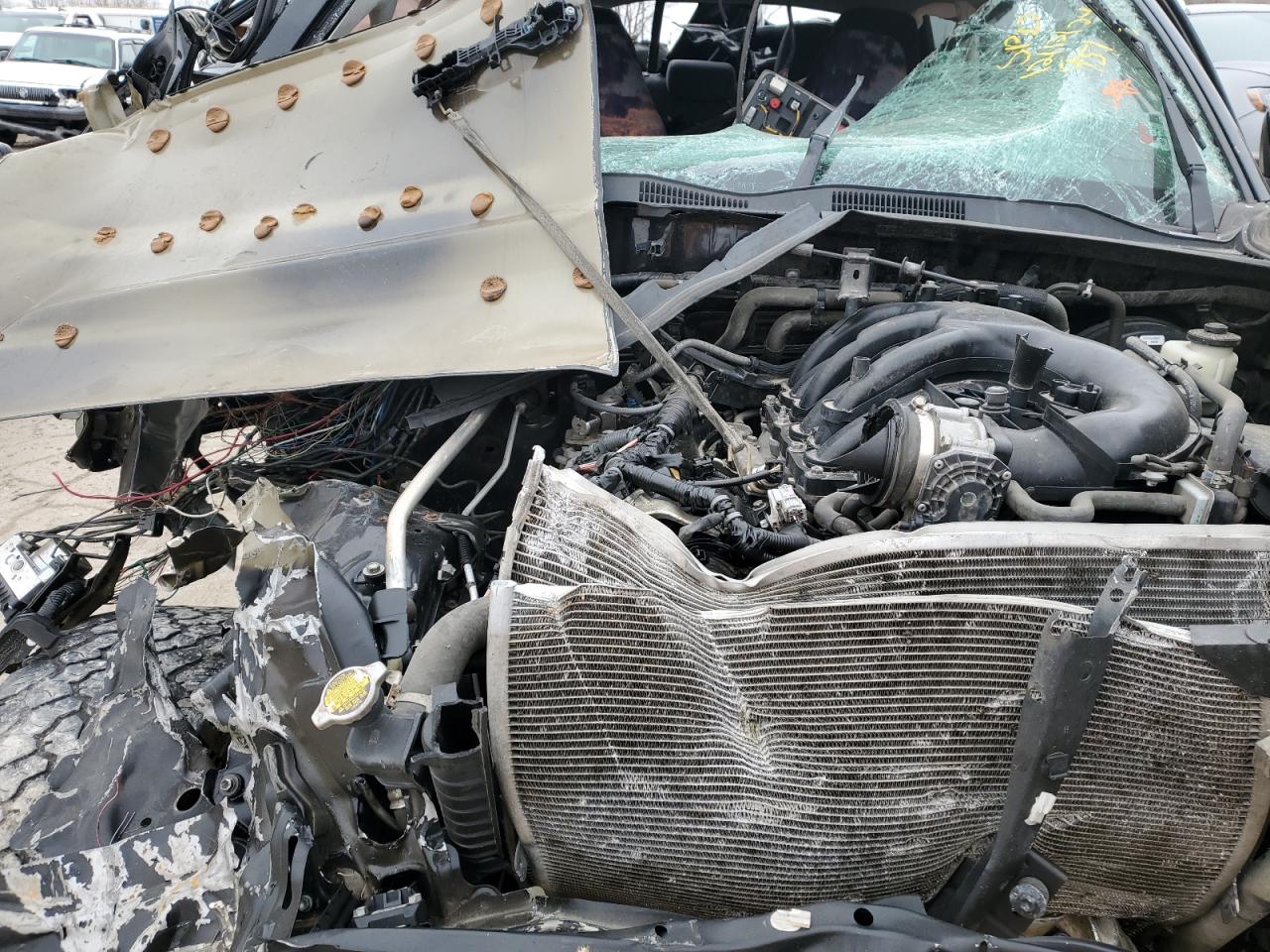 2017 Toyota Tacoma VIN 3TMCZ5ANXHM079518 Copart auction photo, all over damage thumbnail 11