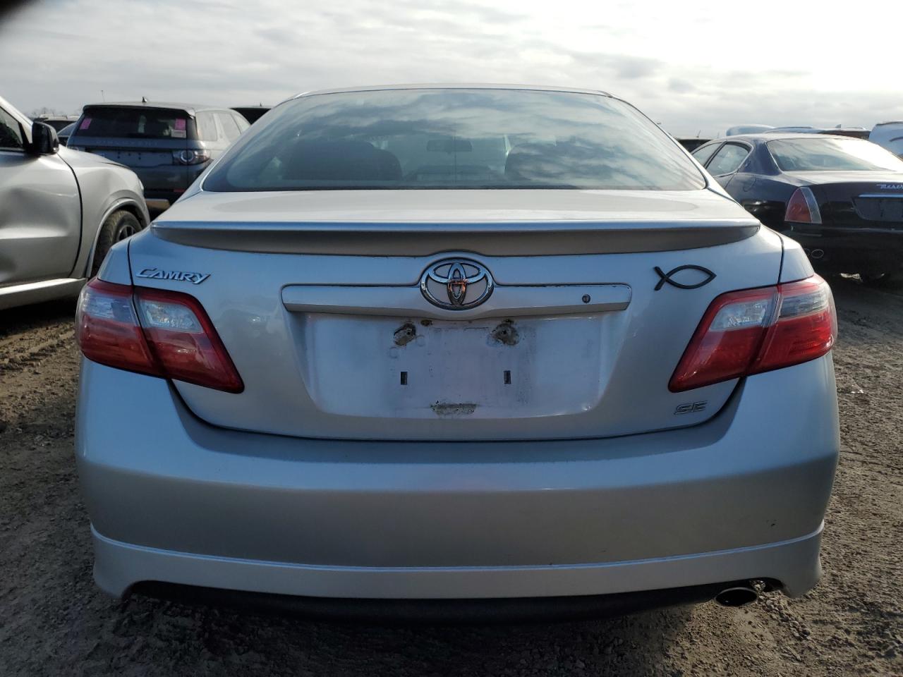 2007 Toyota Camry VIN 4T1BE46K47U002830 Copart auction photo, front end / side damage thumbnail 6