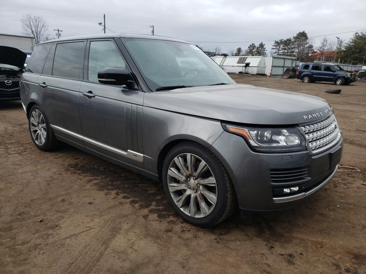 2014 Land Rover Range Rover VIN SALGS3TF6EA143409 Copart auction photo, vandalism damage thumbnail 4