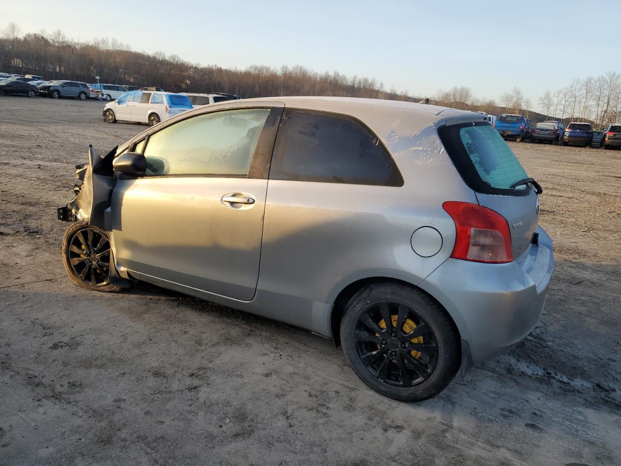 2008 Toyota Yaris VIN JTDJT903185179979 Copart auction photo, front end / side damage thumbnail 2