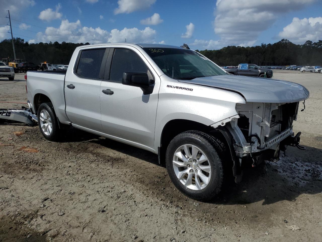 2021 Chevrolet Silverado VIN 1GCPWBEK9MZ419548 Copart auction photo, front end damage thumbnail 4