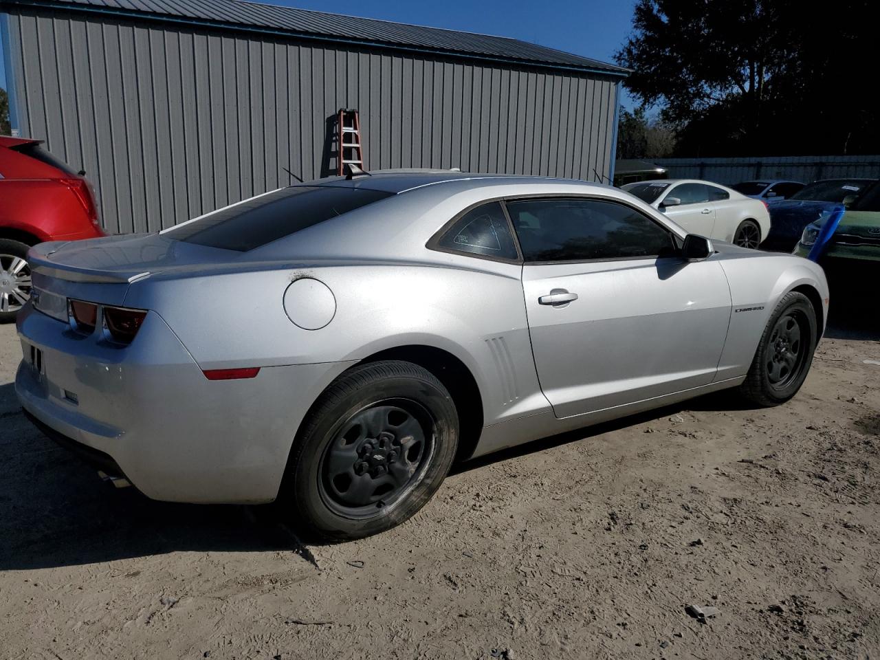 2013 Chevrolet Camaro VIN 2G1FE1E3XD9142543 Copart auction photo, undercarriage damage thumbnail 3