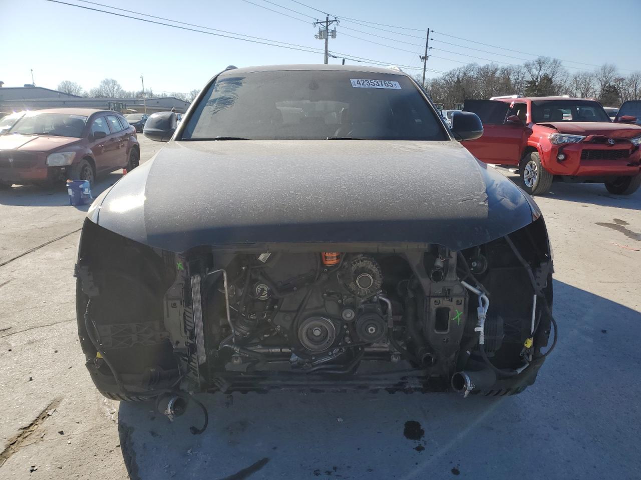 2014 Audi Q5 VIN WA1LFAFP6EA079868 Copart auction photo, front end / minor dent/scratches damage thumbnail 5