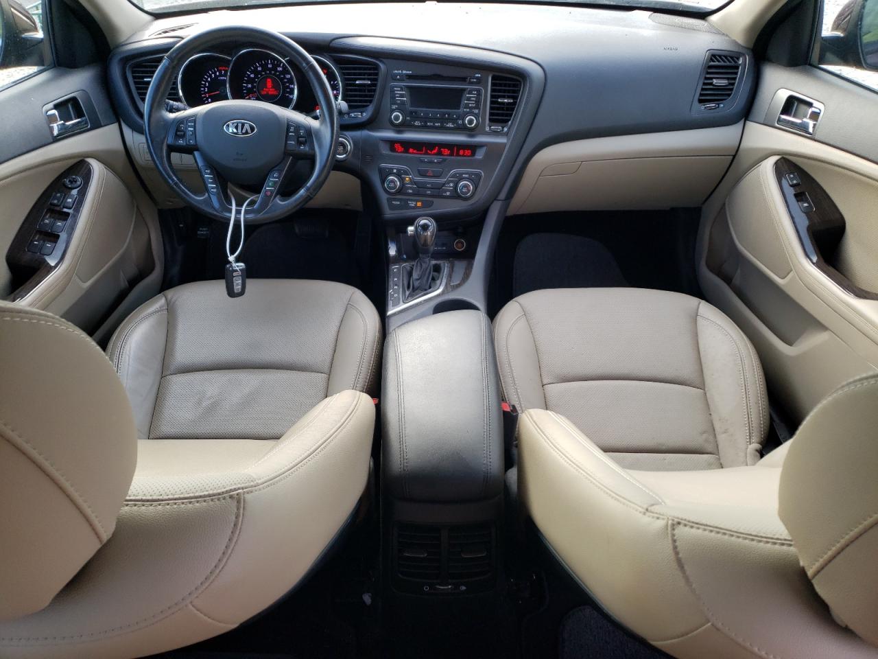 2013 KIA Optima VIN 5XXGN4A77DG147567 Copart auction photo, front end / side damage thumbnail 8