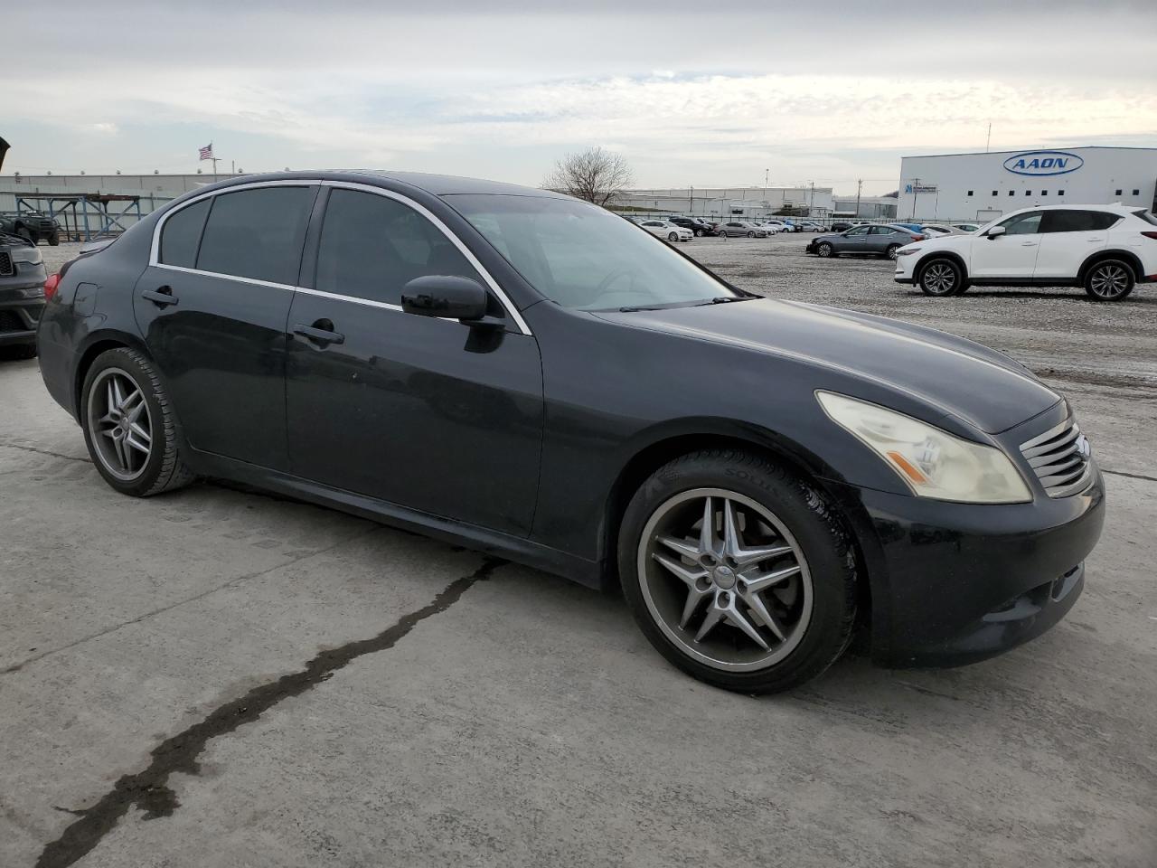 2007 Infiniti G VIN JNKBV61E47M709863 Copart auction photo, mechanical / front end damage thumbnail 4