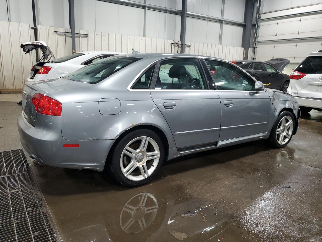 2008 Audi A4 VIN WAUDF78E38A041220 Copart auction photo, front end / side damage thumbnail 3