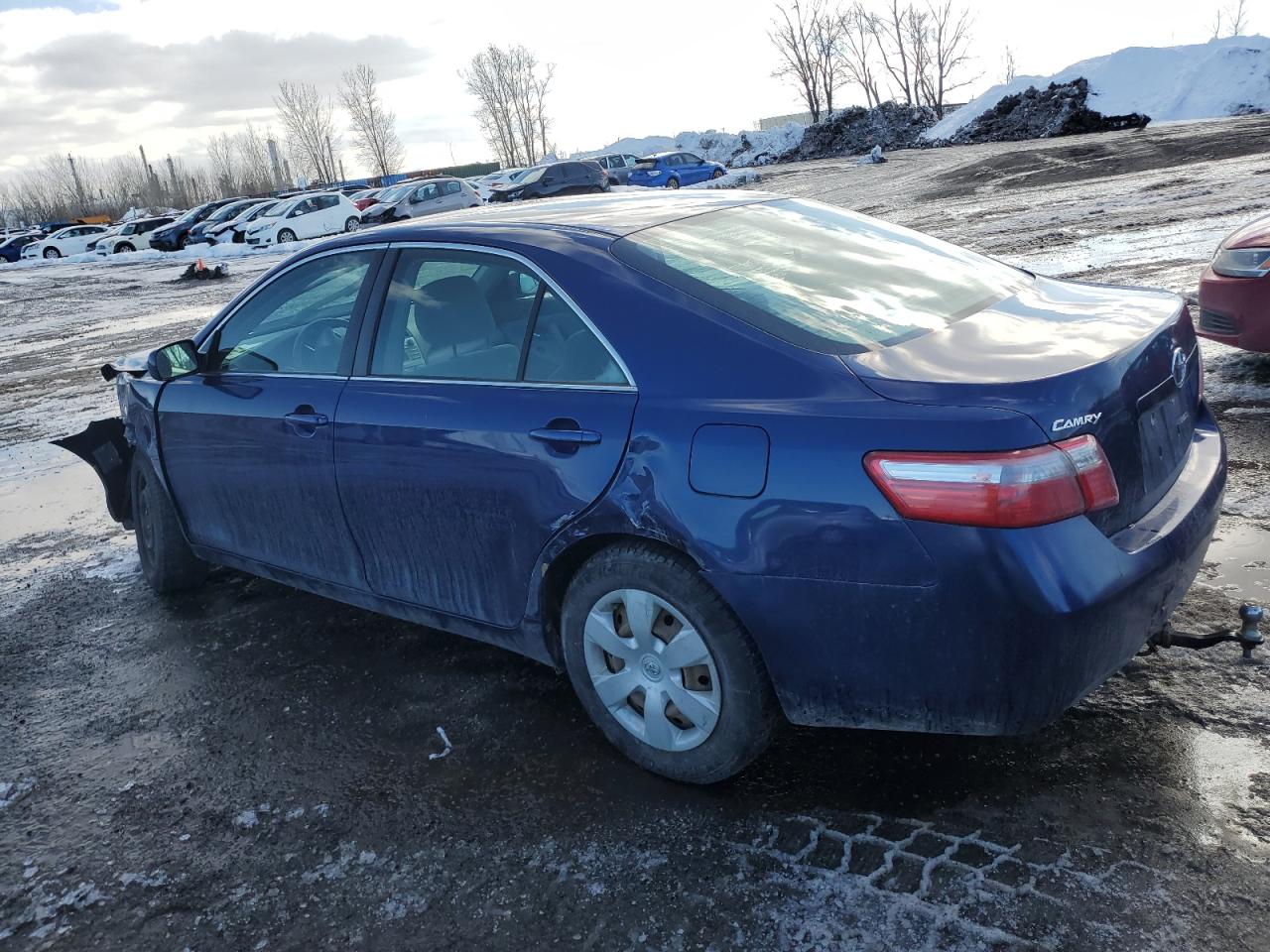 2007 Toyota Camry VIN 4T1BE46K27U165458 Copart auction photo, side / front end damage thumbnail 2