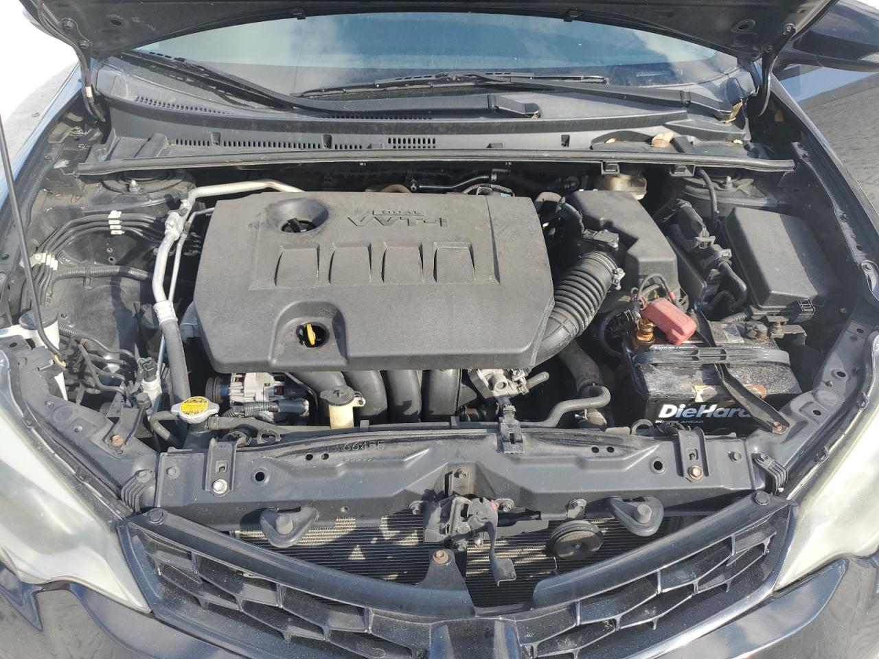2016 Toyota Corolla VIN 2T1BURHE9GC585808 Copart auction photo, side damage thumbnail 11