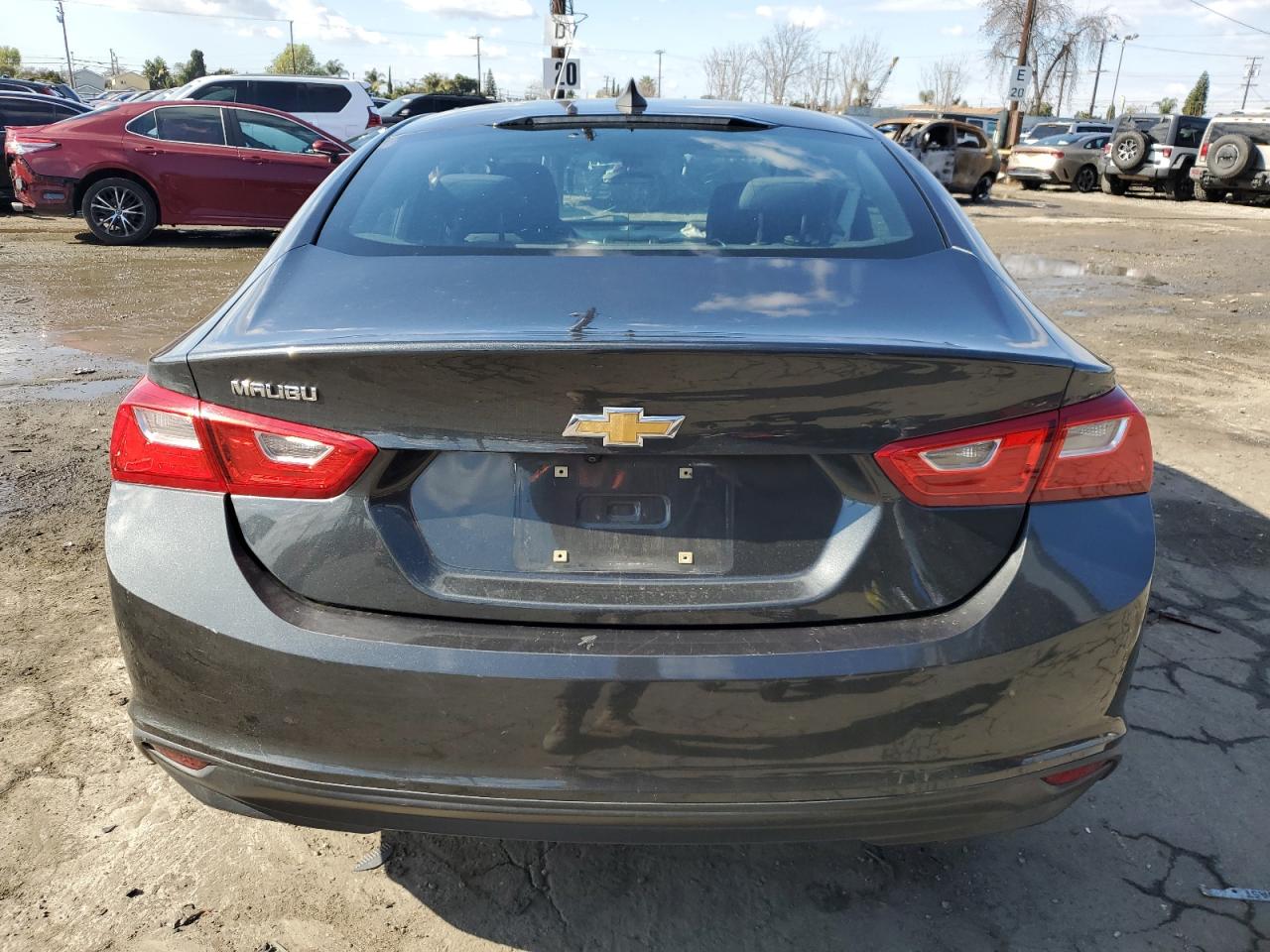 2018 Chevrolet Malibu VIN 1G1ZB5STXJF194159 Copart auction photo, front end / side damage thumbnail 6