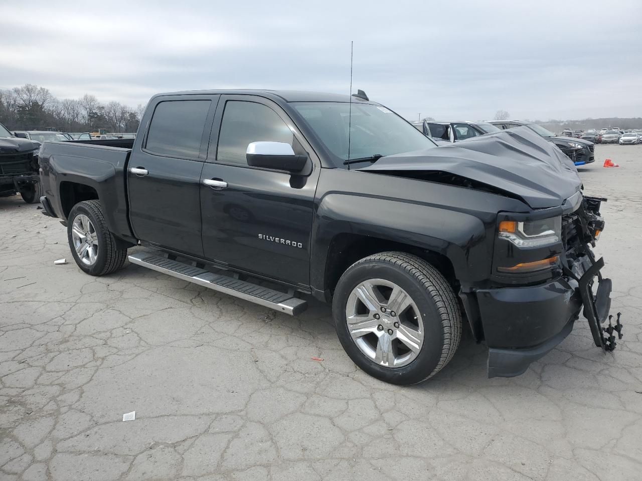 2018 Chevrolet Silverado VIN 3GCPCPEC8JG145706 Copart auction photo, front end damage thumbnail 4