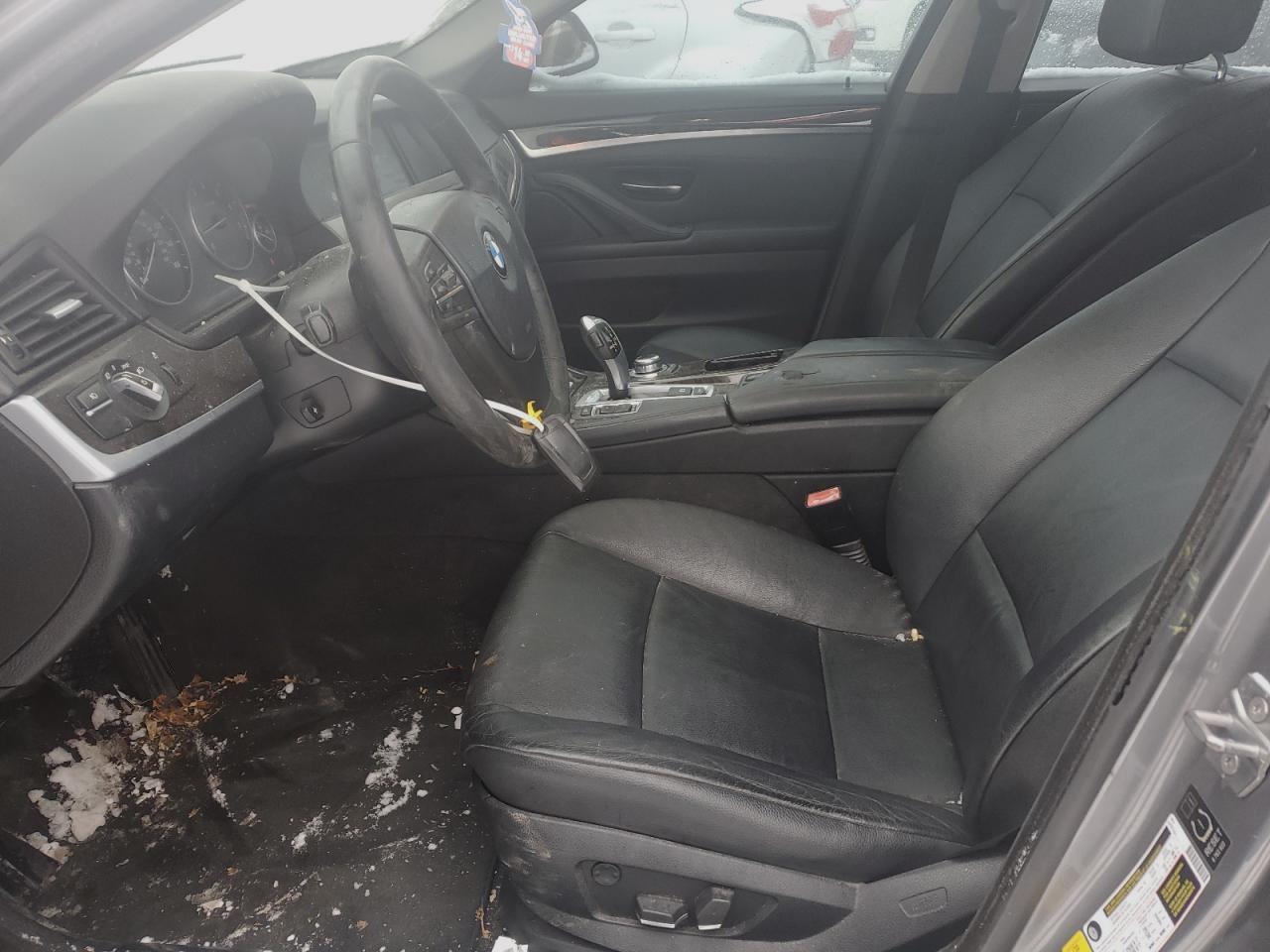 2013 BMW 5er VIN WBAXG5C5XDDY36571 Copart auction photo, undercarriage / front end damage thumbnail 7