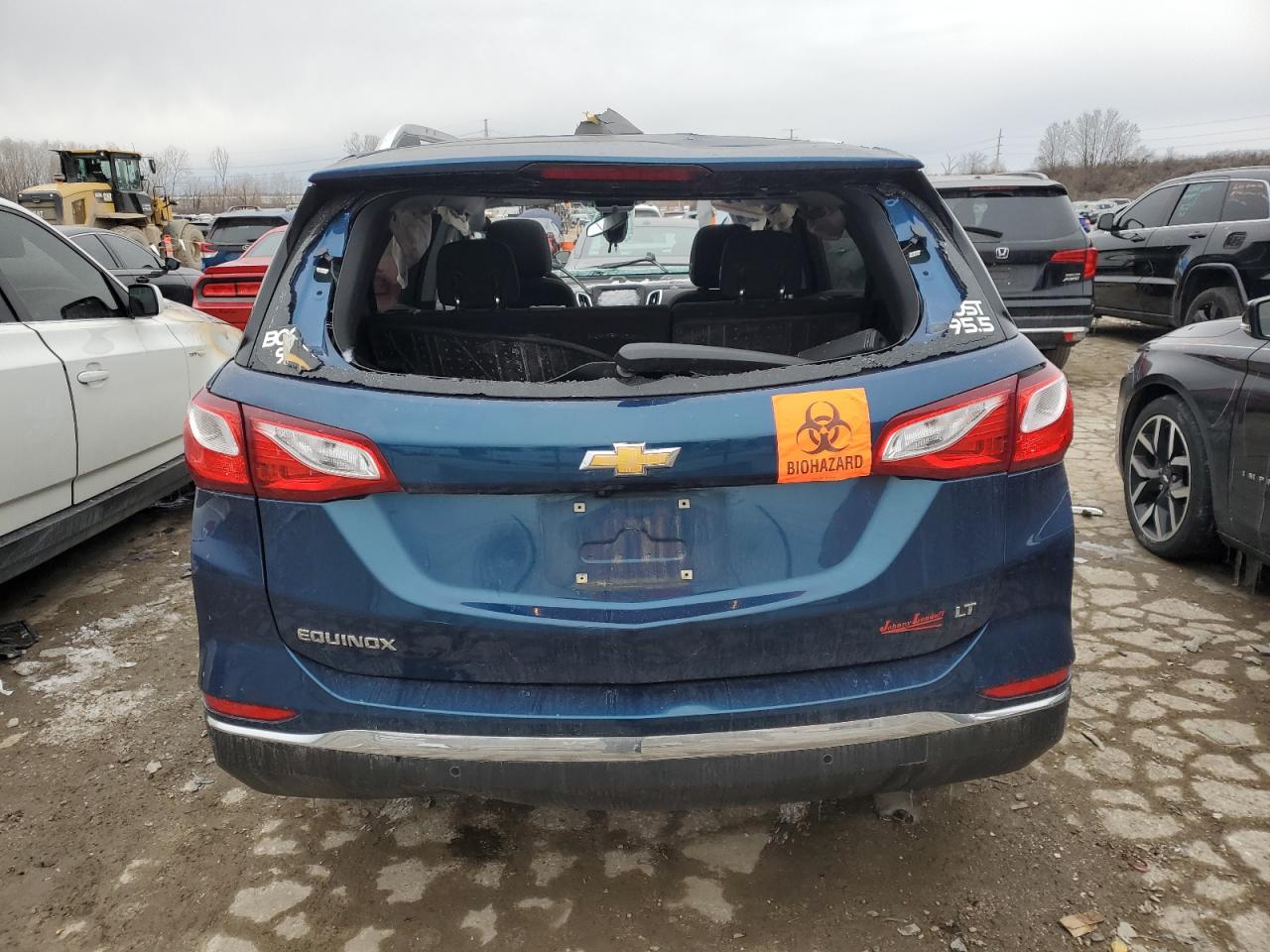 2020 Chevrolet Equinox VIN 3GNAXKEV0LL332907 Copart auction photo, side / front end damage thumbnail 6