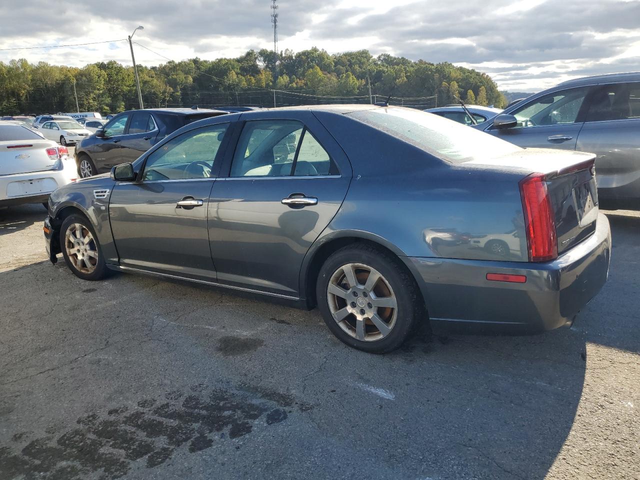 2008 Cadillac STS VIN 1G6DD67V280180400 Copart auction photo, all over / minor dent/scratches damage thumbnail 2