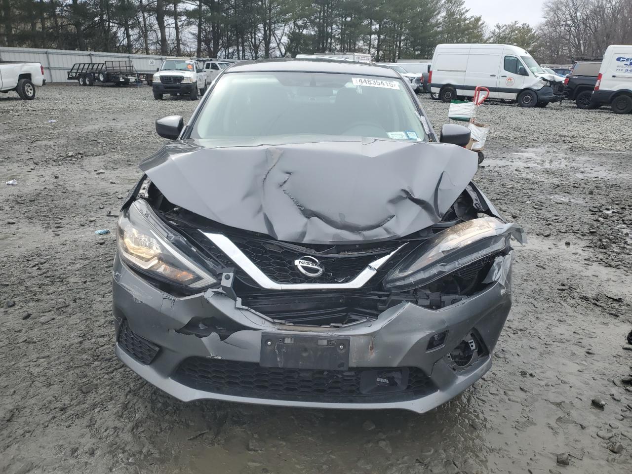 2019 Nissan Sentra VIN 3N1AB7AP9KY282086 Copart auction photo, all over damage thumbnail 5