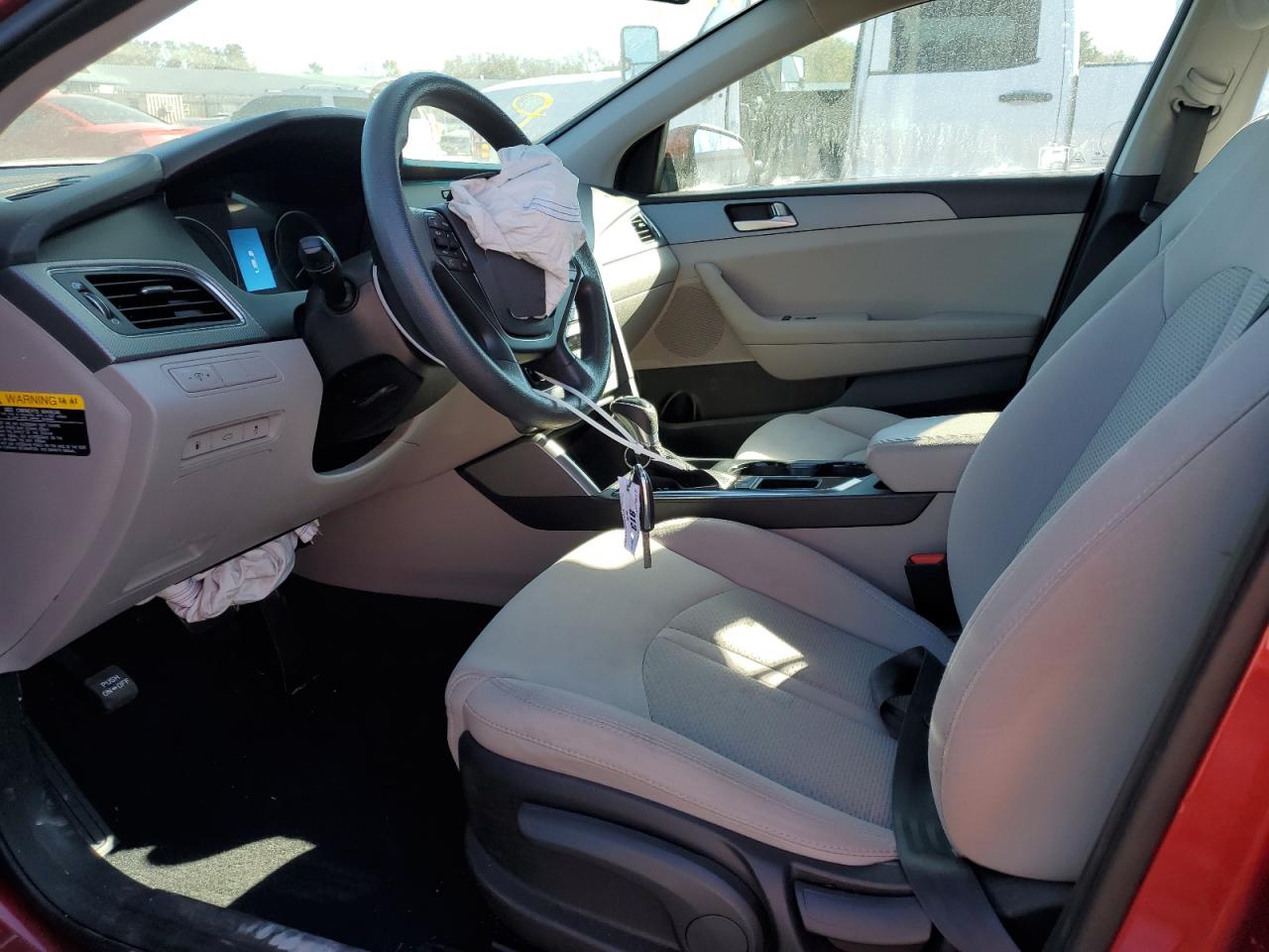 2016 Hyundai Sonata VIN 5NPE24AF8GH369129 Copart auction photo, front end damage thumbnail 7