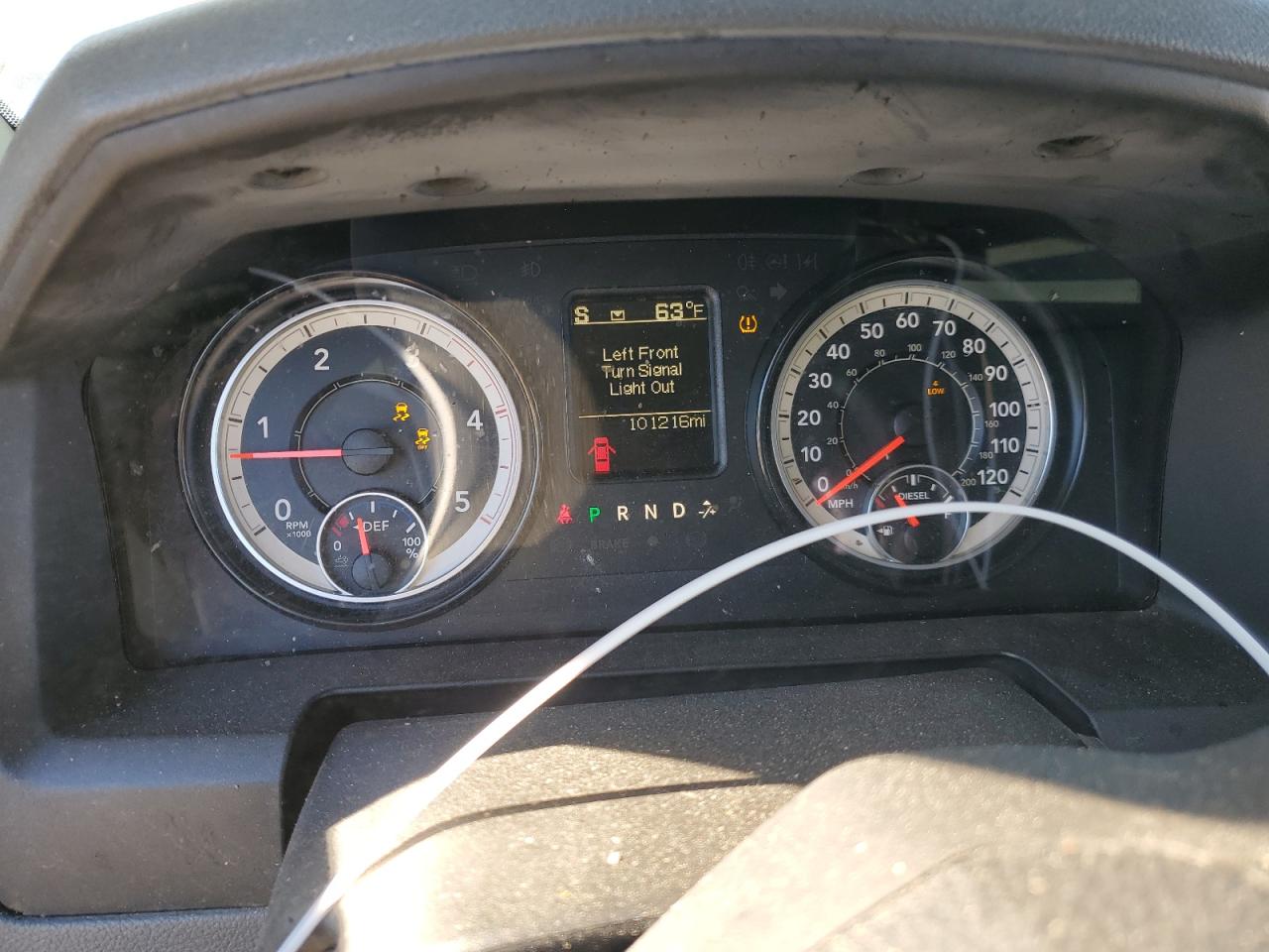 2017 RAM 2500 VIN 3C6UR5CLXHG538939 Copart auction photo, front end damage thumbnail 9