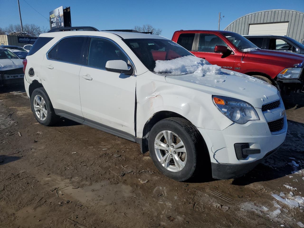 2015 Chevrolet Equinox VIN 1GNALBEK0FZ128168 Copart auction photo, all over damage thumbnail 4