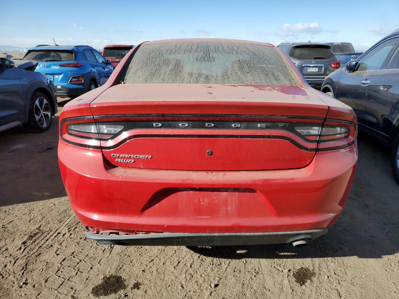 2016 Dodge Charger VIN 2C3CDXKT3GH206313 Copart auction photo, front end / rear end damage thumbnail 6